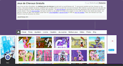 Desktop Screenshot of jeux2chevaux.net